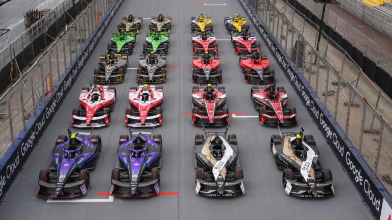 Formula E Gen3 Evo Cars lineup